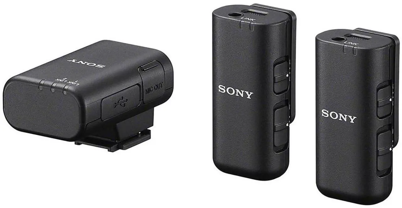 Alt view image 9 of 14 - Sony ECM-W3 2-Person Wireless Microphone System with Multi Interface Shoe