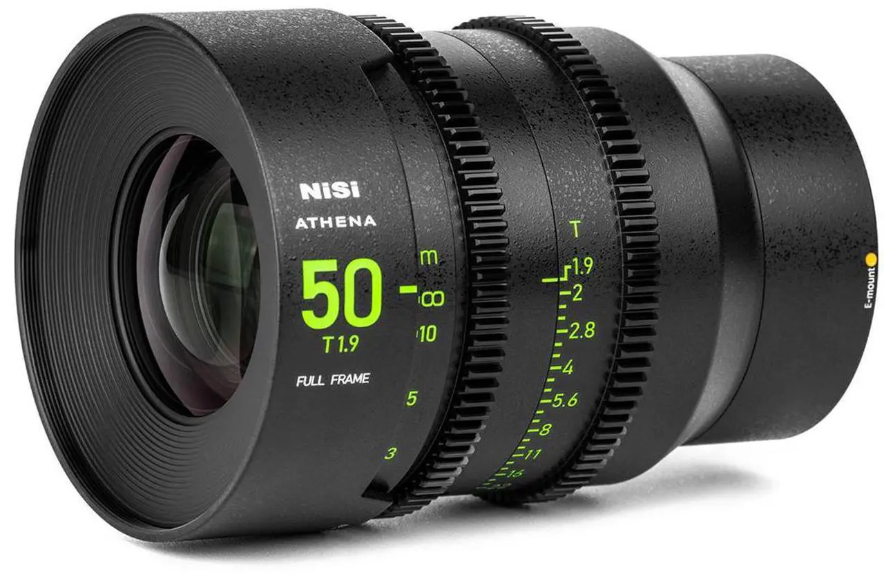 Main image of NiSi ATHENA PRIME 50mm T1.9 Cinema Lens without Filter Holder, Sony E