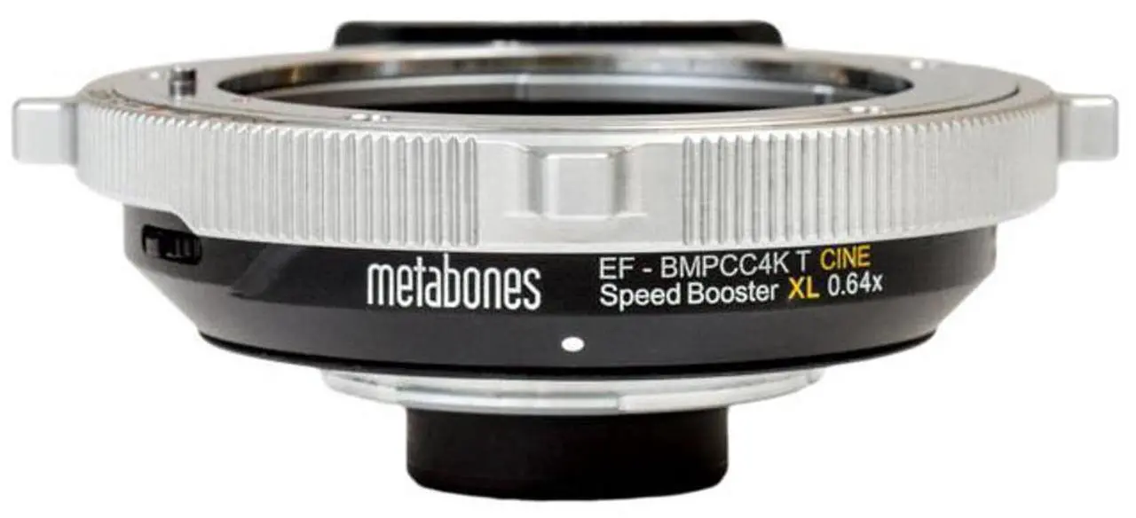 Alt view image 3 of 5 - Metabones T CINE Speed Booster XL 0.64x Adapter, Canon EF Lens to BMPCC4K Camera