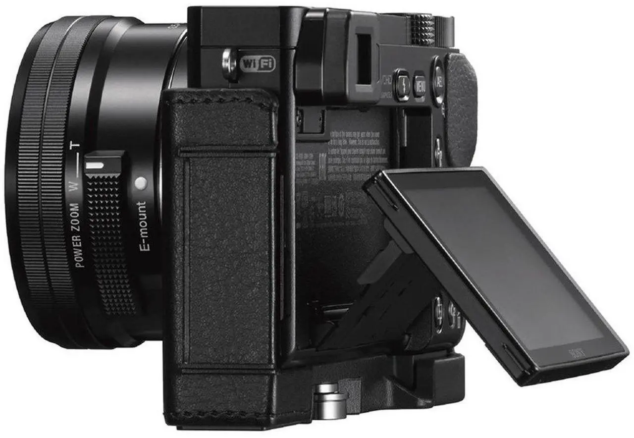 Alt view image 6 of 12 - Sony LCS-EBE Just-Fit Body Case for Alpha A6000 Camera, Black