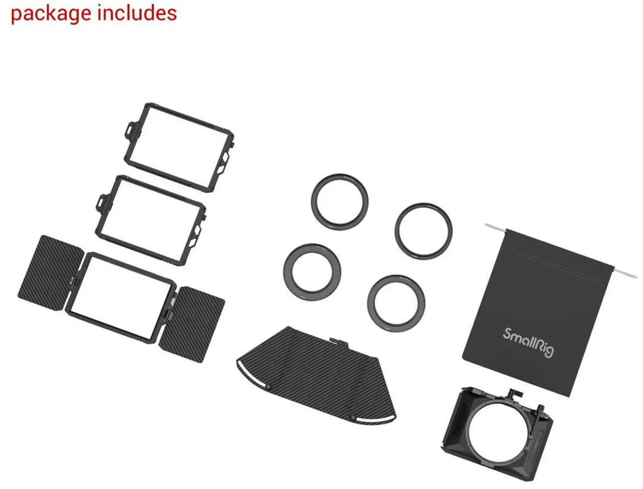 Alt view image 2 of 7 - SmallRig Mini Matte Box Pro for Mirrorless Camera