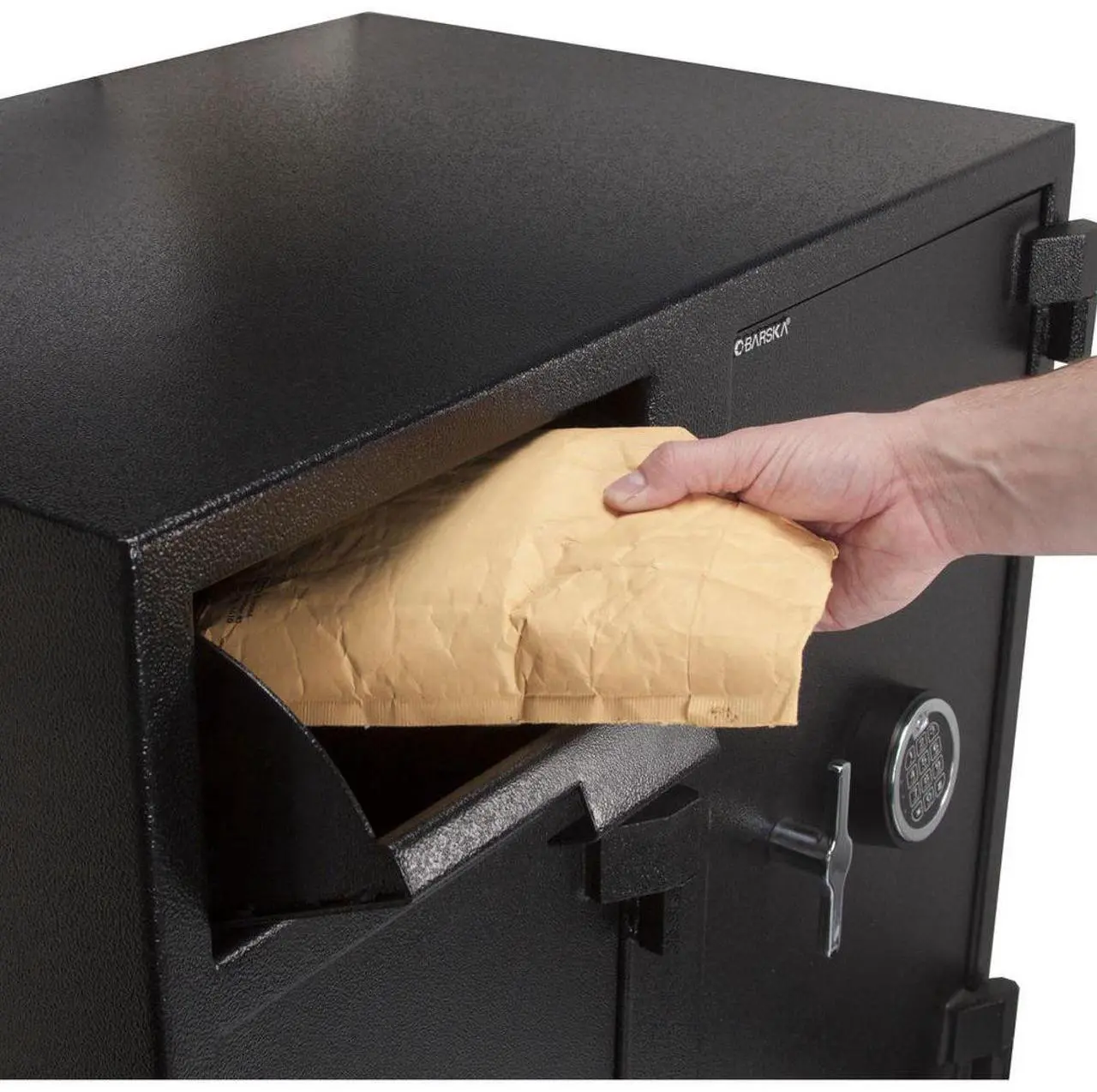 Alt view image 4 of 5 - Barska 2.58/4.68 Cubic Foot Two Lock Keypad Depository Safe