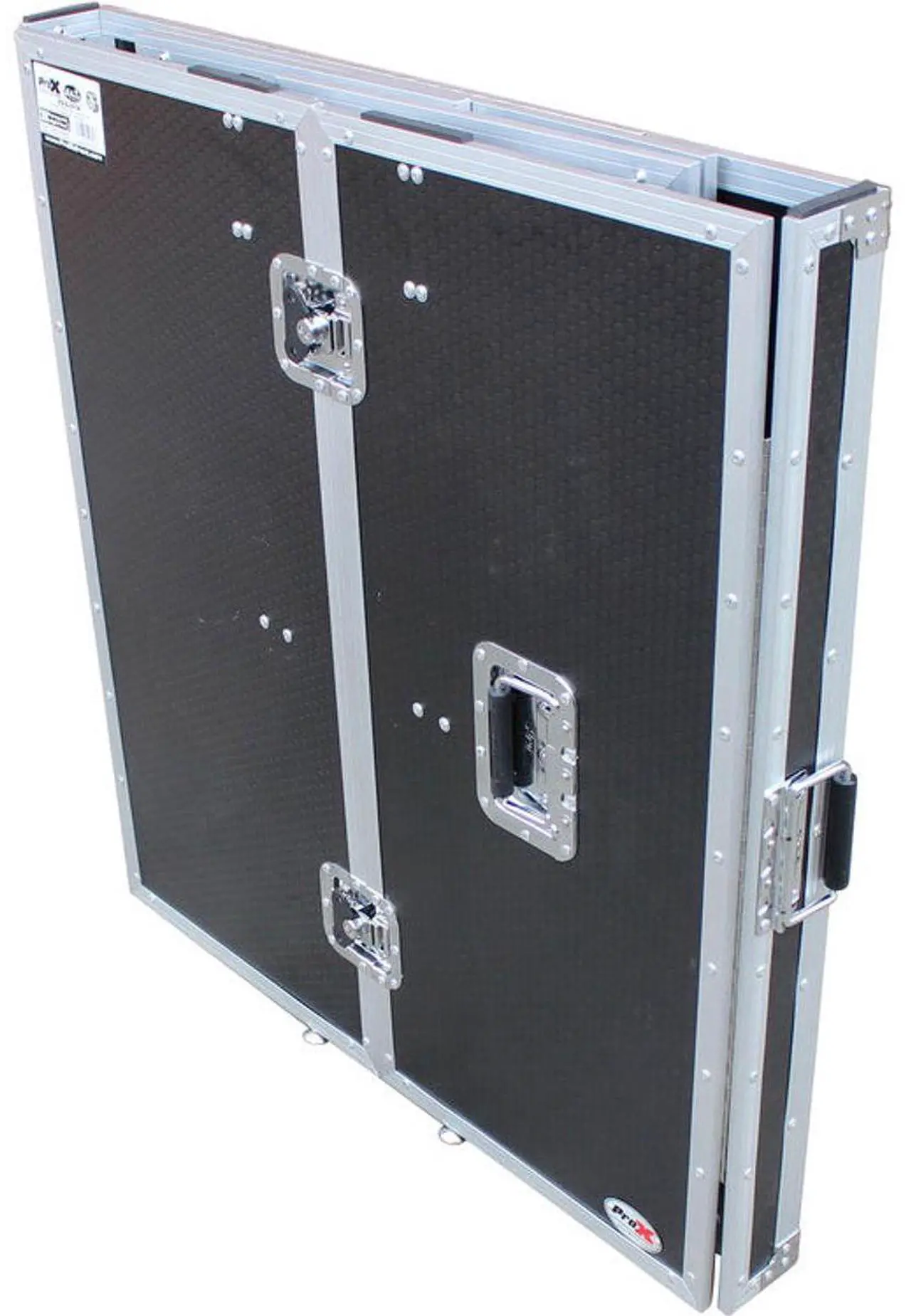 Alt view image 14 of 18 - prox transformer series fold away dj performance desk facade w/ wheels
