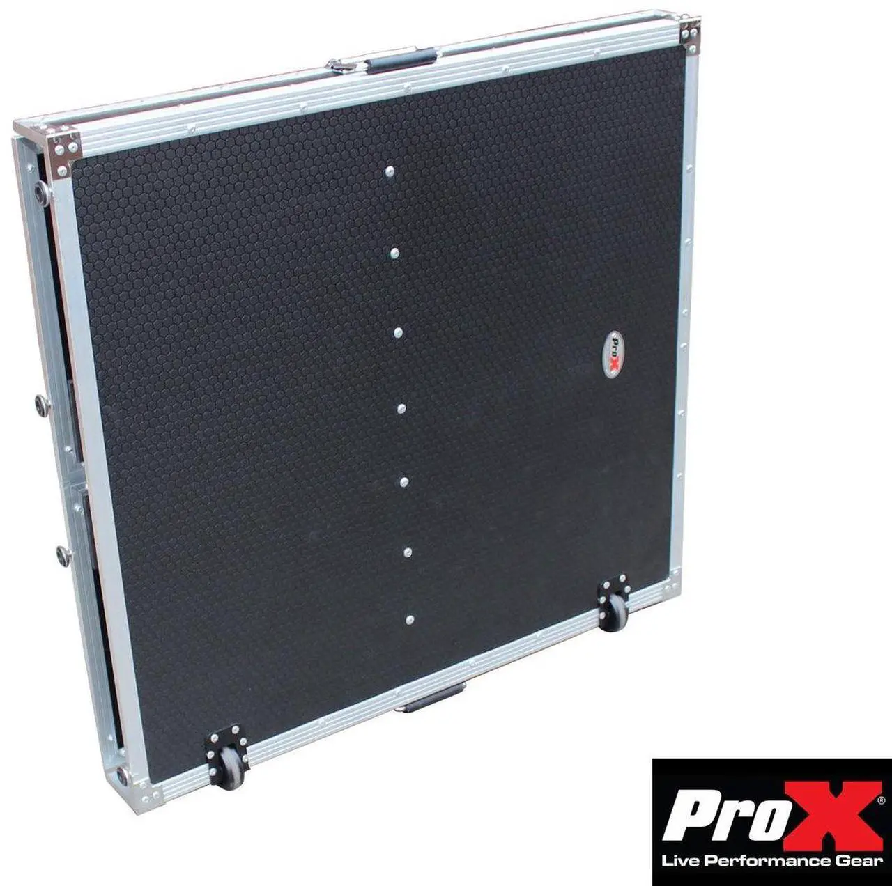 Alt view image 15 of 18 - prox transformer series fold away dj performance desk facade w/ wheels
