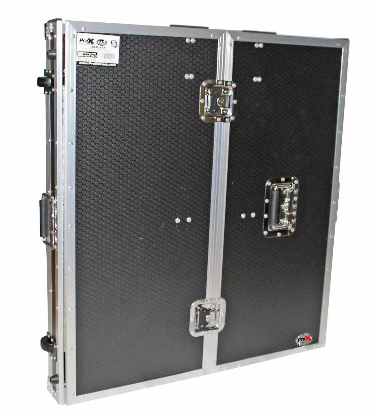 Alt view image 18 of 18 - prox transformer series fold away dj performance desk facade w/ wheels