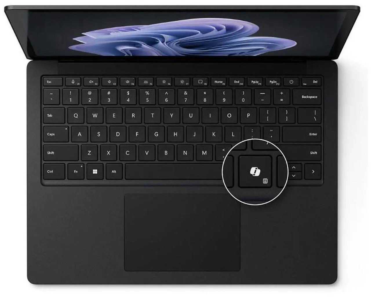 Alt view image 8 of 9 - Microsoft Laptop Surface Laptop 6 Intel Core Ultra 7 165H 16GB Memory 256 GB SSD Intel Arc Graphics 13.5" Touch Screen Windows 11 Pro 64-bit ZJV-00001