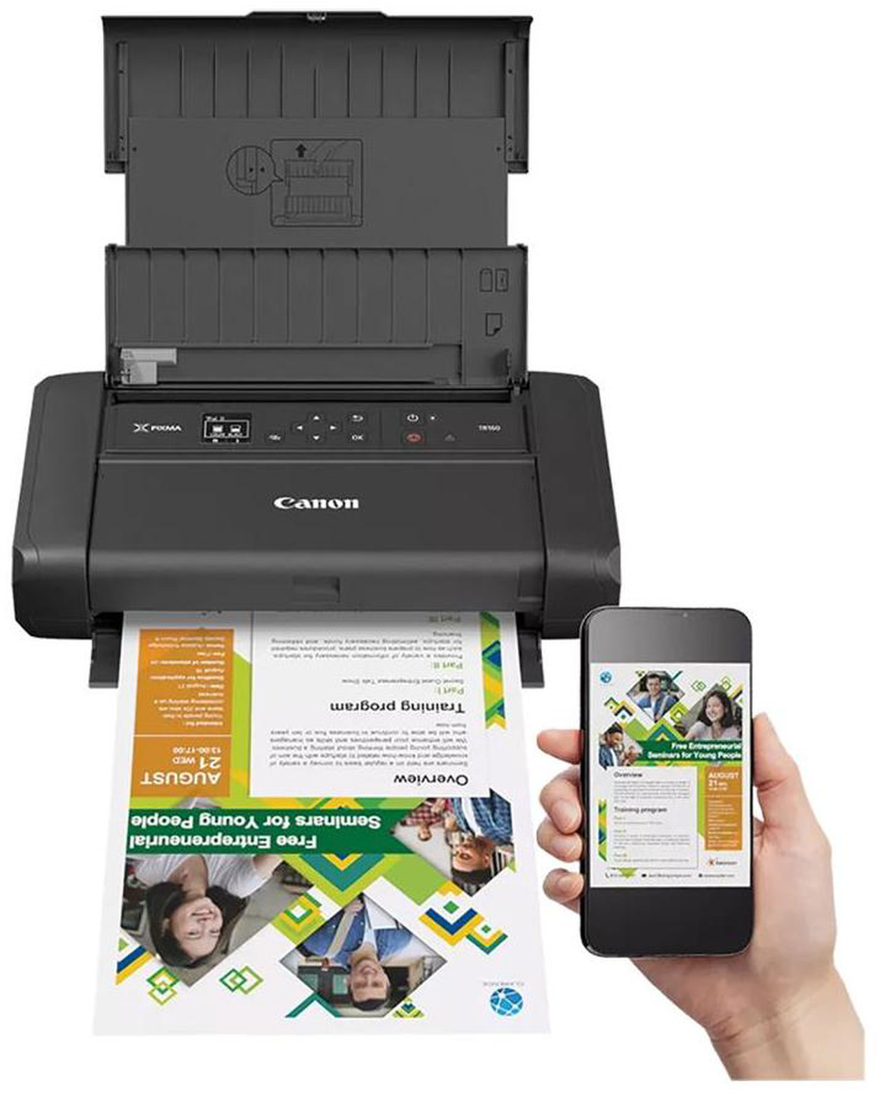 Open Box: Canon PIXMA TR160 Portable Wired/Wireless Inkjet Printer - Color - Newegg.com - Open Box condition - Image 22