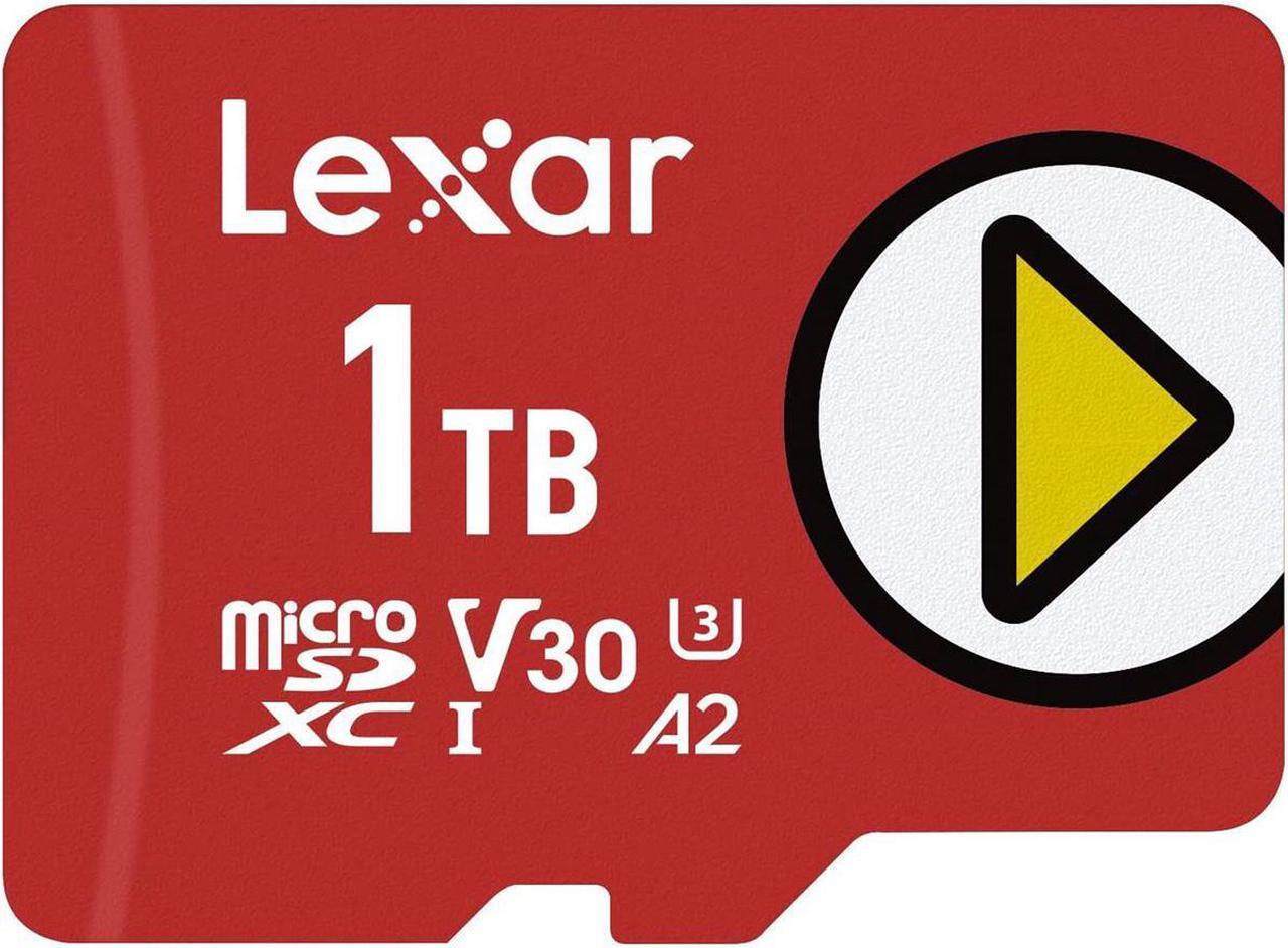 Lexar PLAY 1TB microSDXC UHS-I-Card, Up To 150MB/s Read, Compatible-with Nintendo-Switch, Portable Gaming Devices, Smartphones and Tablets (LMSPLAY001T-BNNNU)