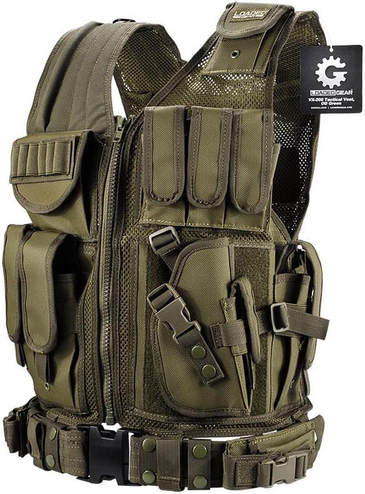 Alt view image 2 of 7 - Loaded Gear VX-200 Tactical Vest, Right Hand (OD Green)