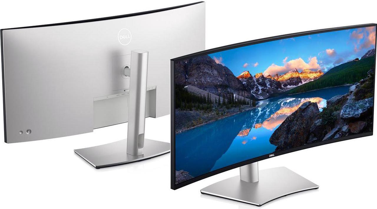Alt view image 4 of 20 - Dell UltraSharp U3821DW 38" (37.5" Viewable) Curved Screen 3840 x 1600 WQHD LCD Monitor, 60 Hz, 8 ms, 21:9, 300 nits, Class USB Hub