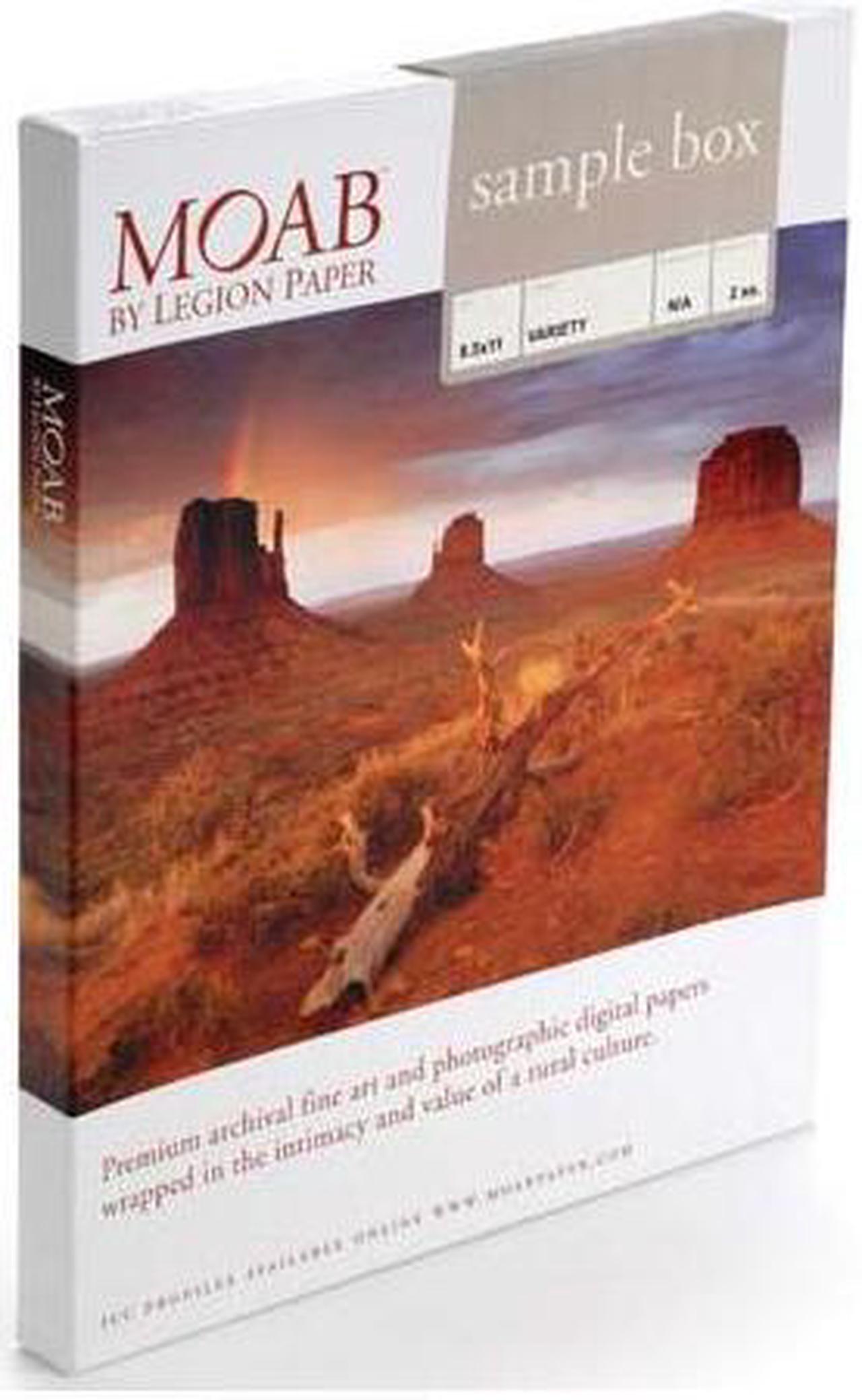 Main image of Moab Glossy Paper Sample Pack, 8.5x11", 24 Sheets #L21-MOABSAMUS
