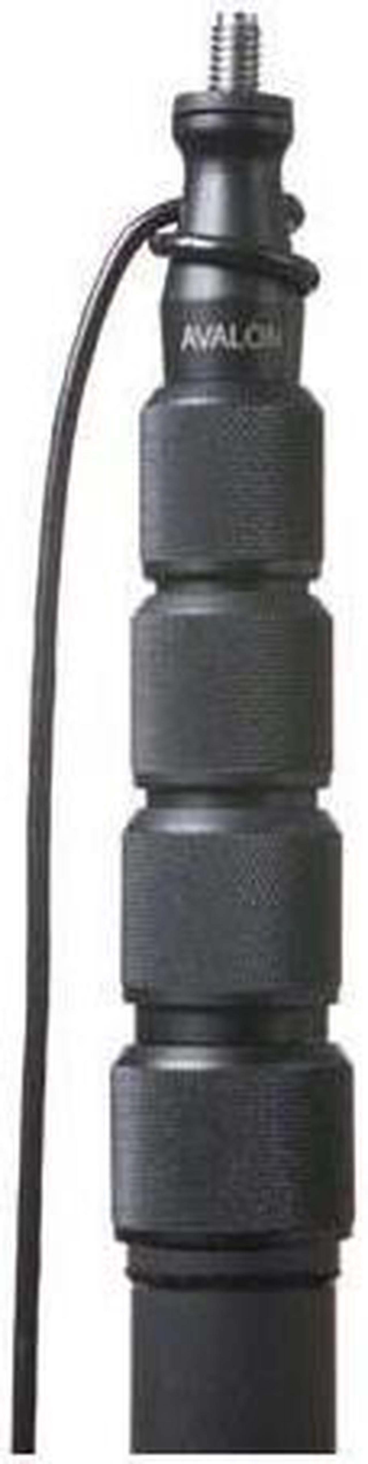 Main image of K-Tek 36.8"-12'.6" 5-Section Carbon Fiber Boom Pole w/Coiled Cable #KEG150CCR