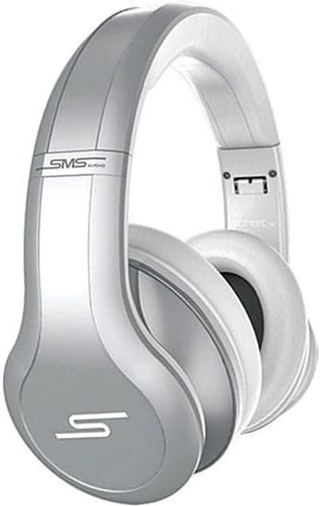 Alt view image 3 of 20 - SMS Audio STREET by 50 Cent ANC Active Noise-Canceling Headphones - Cool Silver