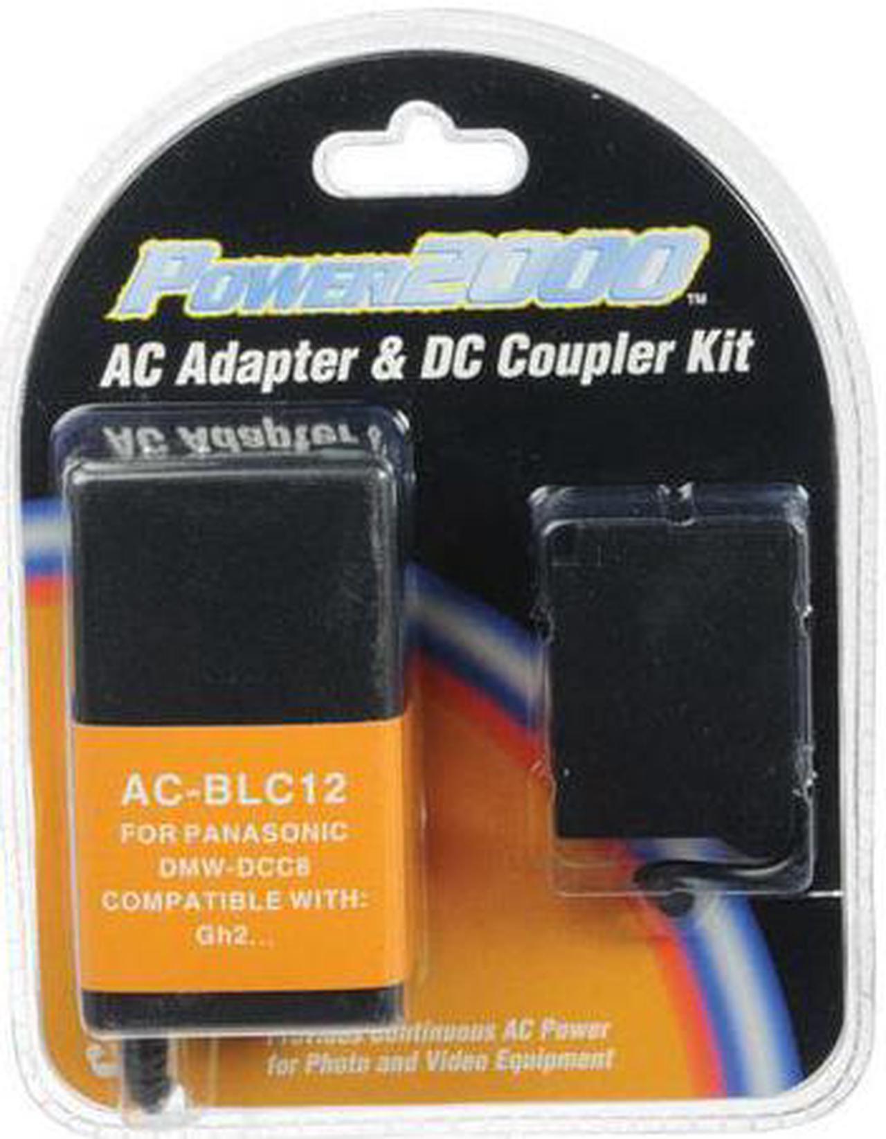 Main image of Power2000 AC Adapter & DC Coupler Kit for Panasonic DMW-DCC8GU #AC-BLC12