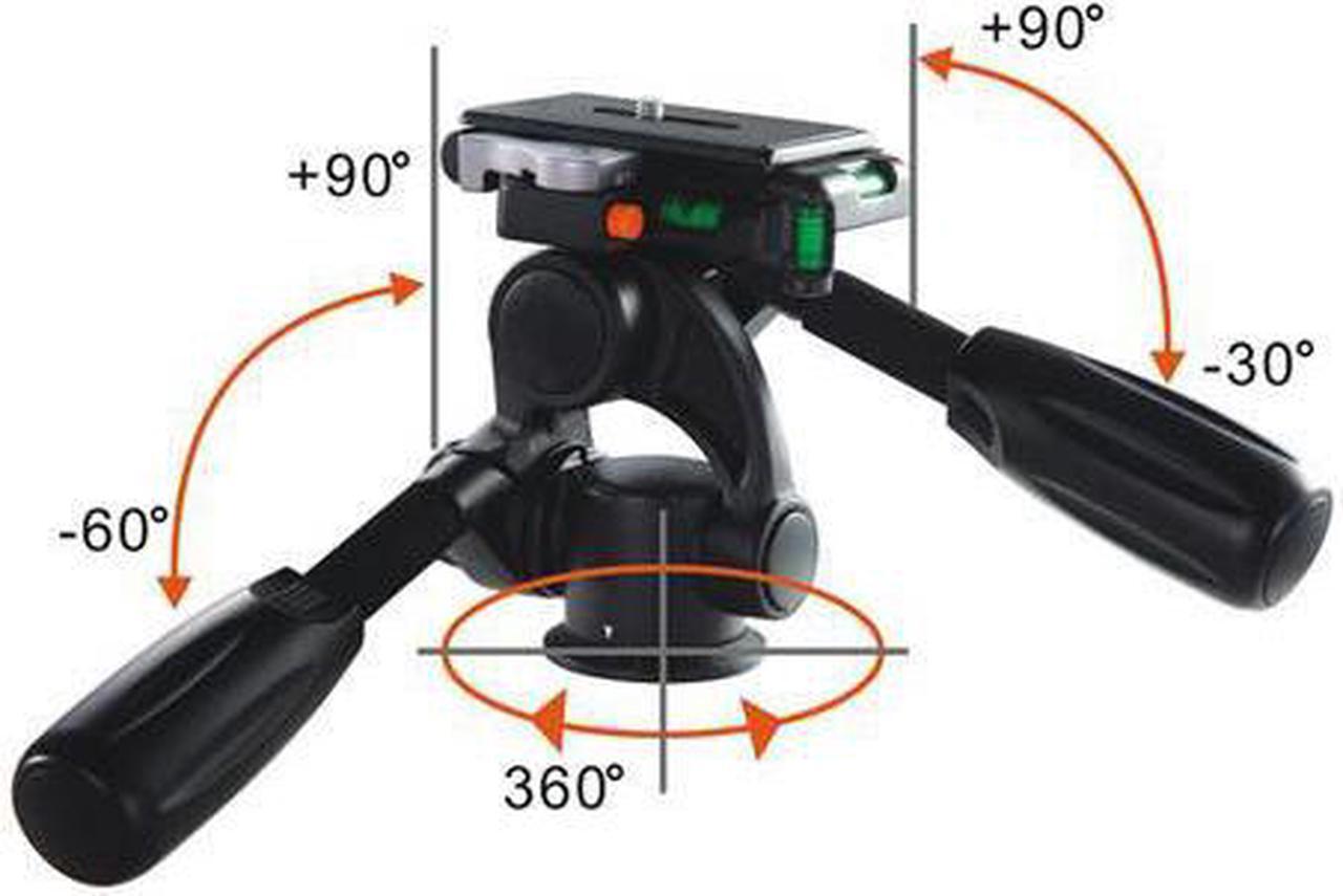 Alt view image 4 of 20 - Vanguard Alta Pro 263AP 70" Aluminum Alloy Tripod with Pan Head & Case