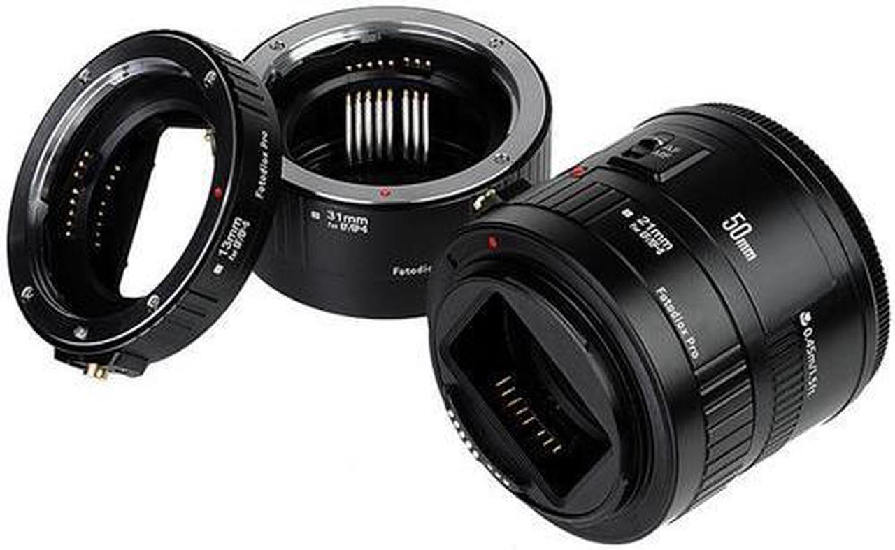 Alt view image 3 of 6 - Fotodiox Pro Automatic Macro Extension Tube Kit for Canon EOS EF/EF-s Camera
