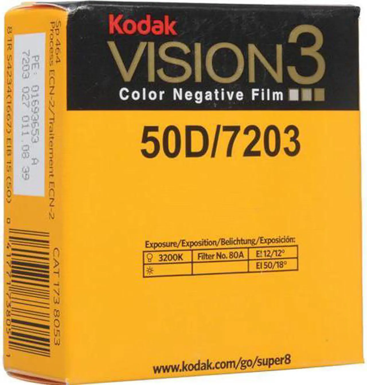 Main image of Kodak VISION3 50D/7203 Color Negative Film #1738053