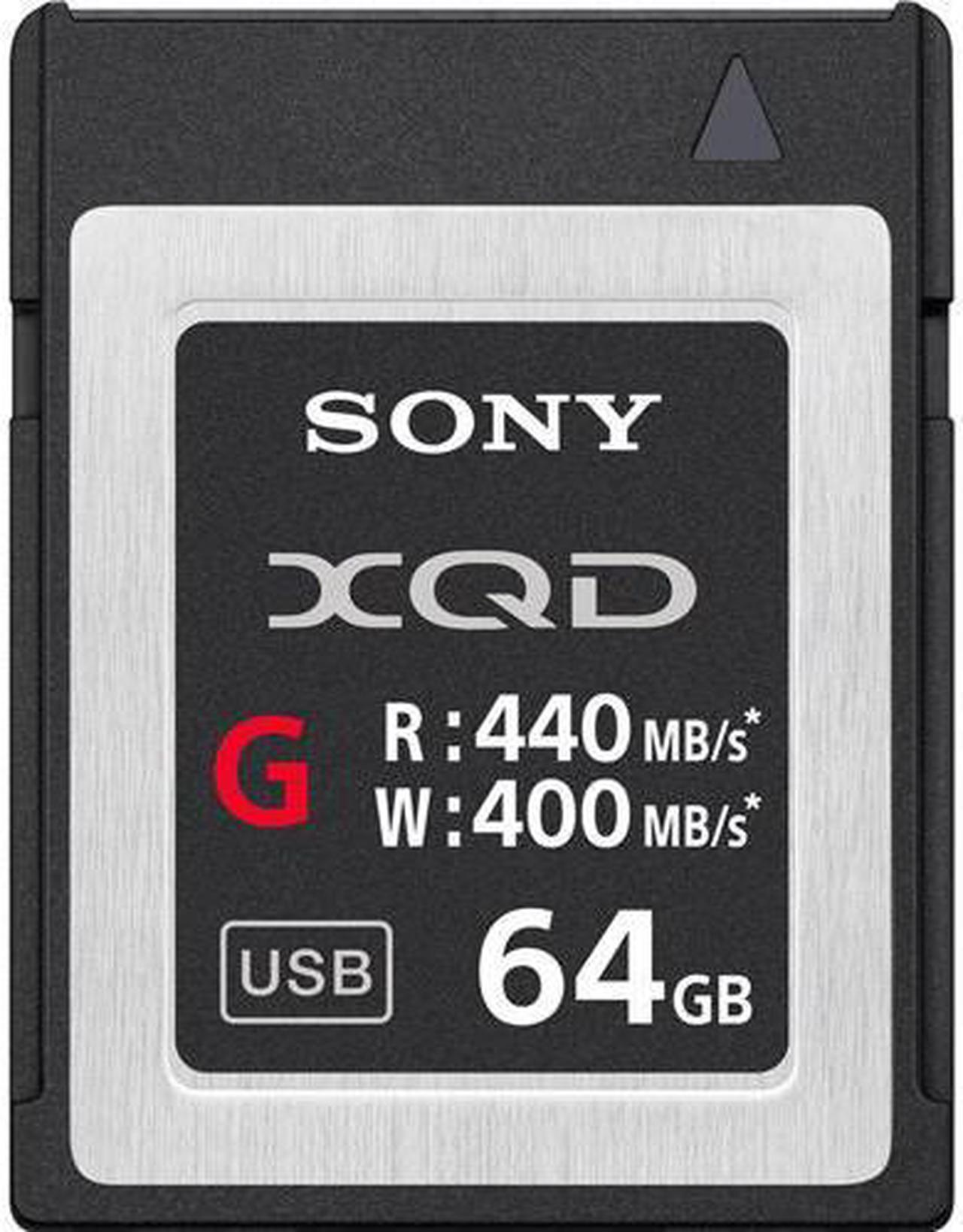 Main image of Sony G Series 64GB XQD Memory Card, 400MB/s Write Speed, 440MB/s Read Speed