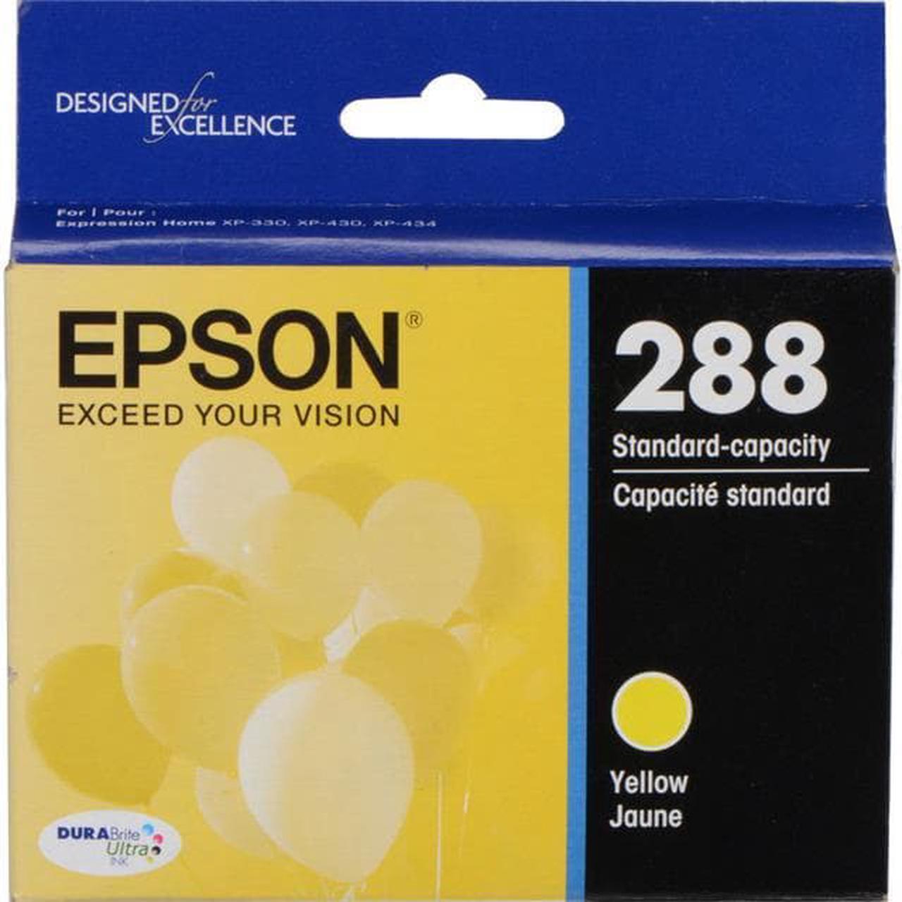 Alt view image 5 of 20 - Yellow Ink Cartridge for Epson T288420 Expression XP-330, Expression XP-430, Expression XP-434, Genuine Epson Brand