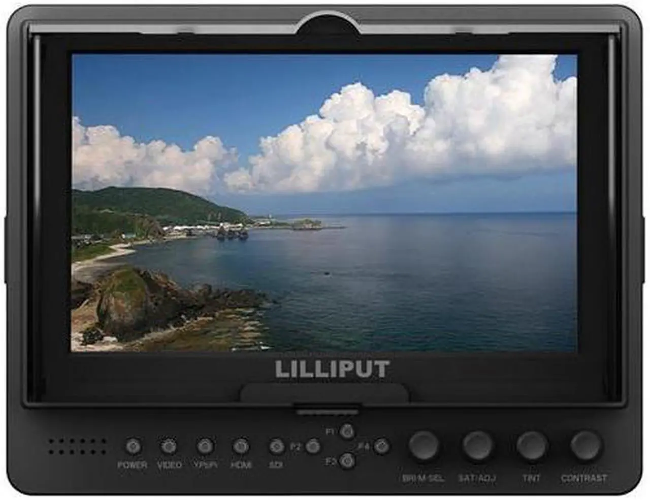 Alt view image 5 of 7 - Lilliput 7" 665 665GL-70NP/H/Y 800:1 HDMI in  On Camera Field Monitor+LP-E6 Adapter YPbPr AV HDMI input with hot shoe mount+mini Hdmi Cable by VIVITEQ INC