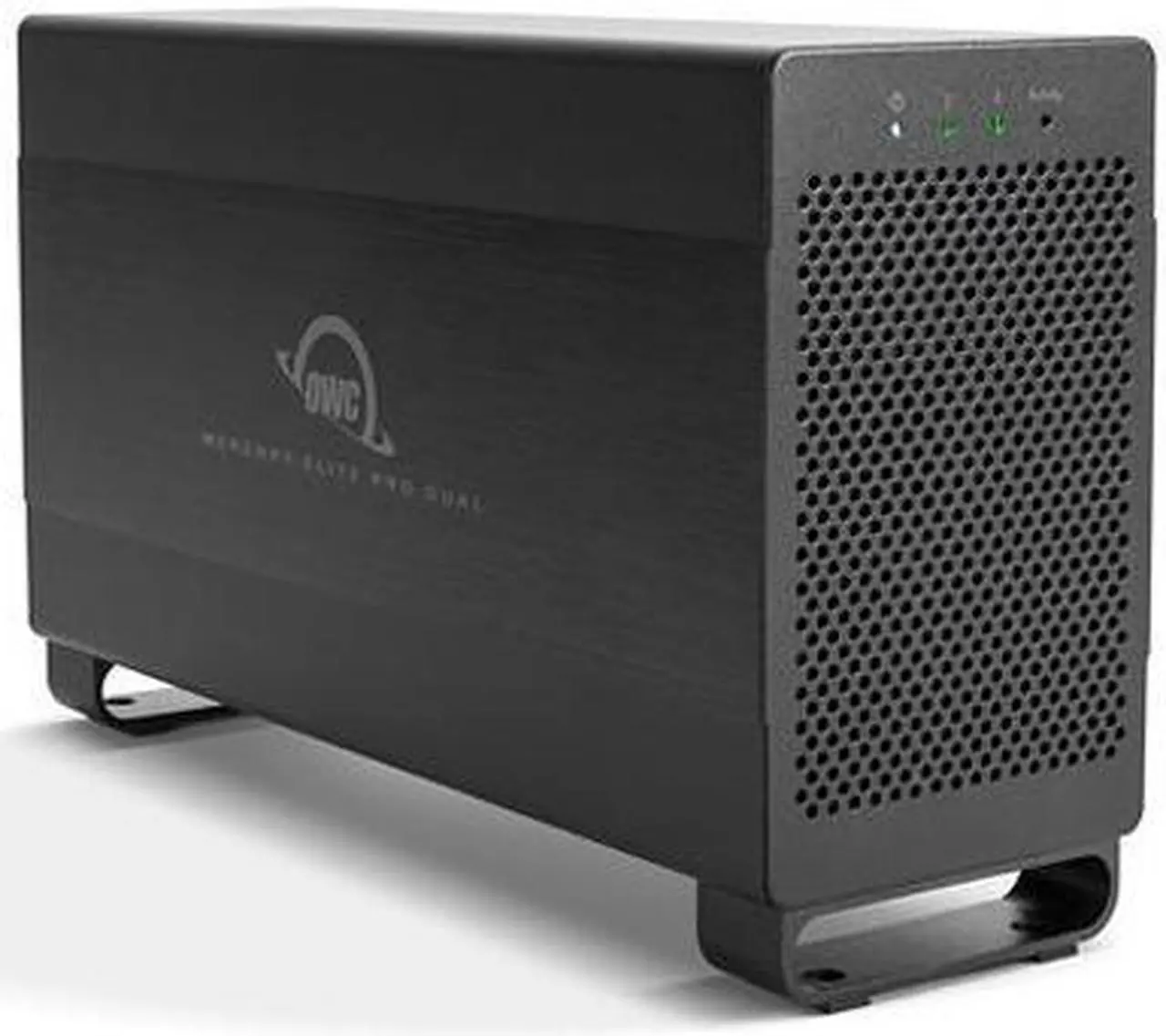 Alt view image 3 of 10 - OWC 4.0TB Mercury Elite Pro Dual USB 3.1 Gen 1 & Thunderbolt 2 RAID Storage Solution - 7200RPM HDDs Model OWCTB2U3MED04T