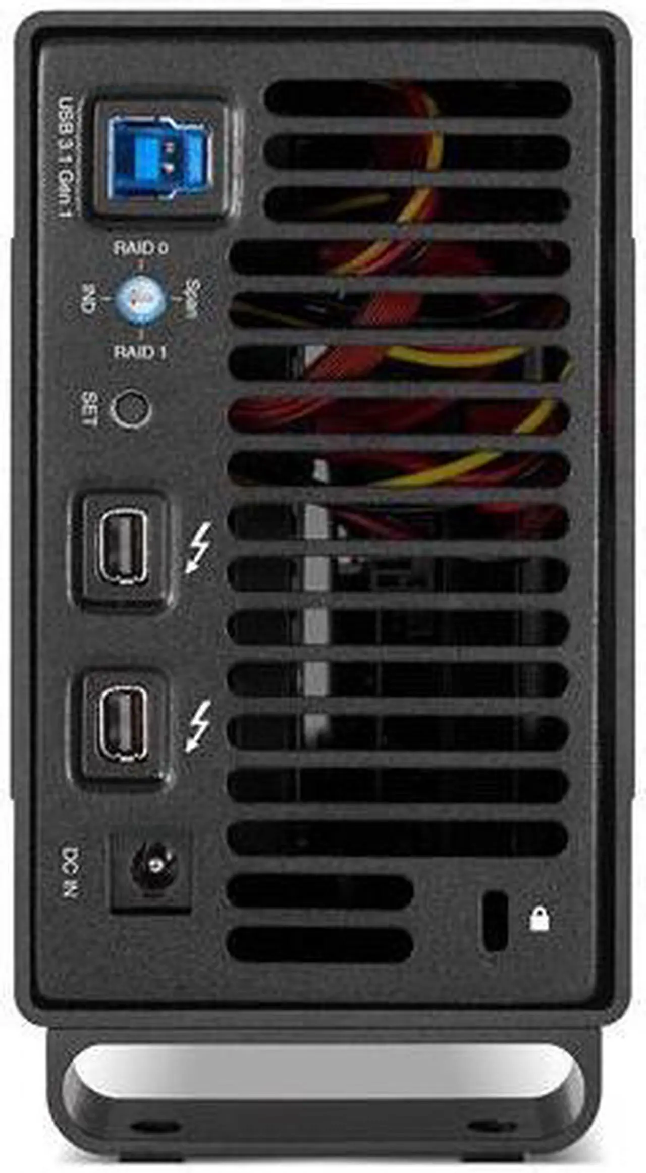 Alt view image 6 of 10 - OWC 4.0TB Mercury Elite Pro Dual USB 3.1 Gen 1 & Thunderbolt 2 RAID Storage Solution - 7200RPM HDDs Model OWCTB2U3MED04T