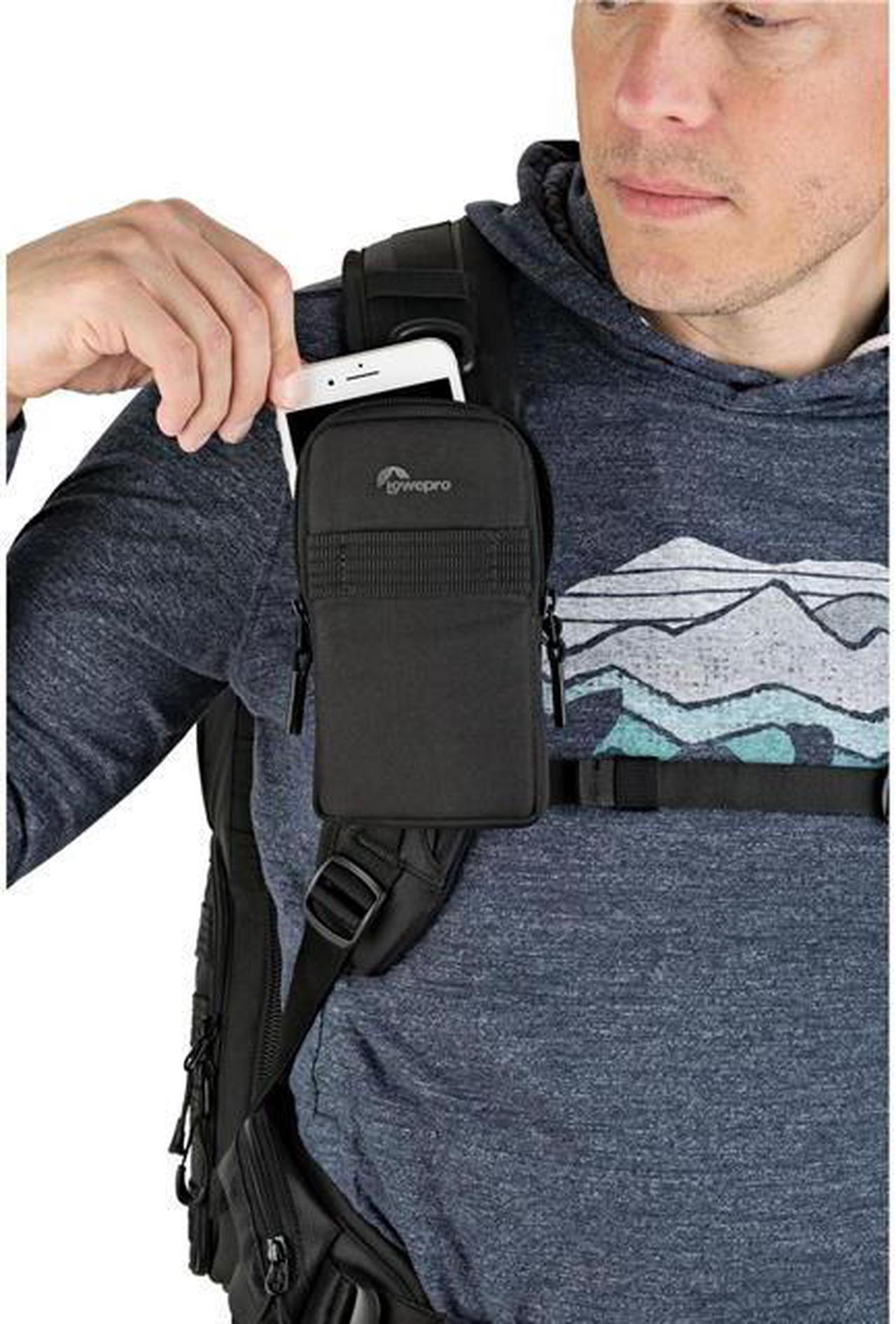 Alt view image 5 of 7 - Lowepro ProTactic Phone Pouch, Black #LP37225