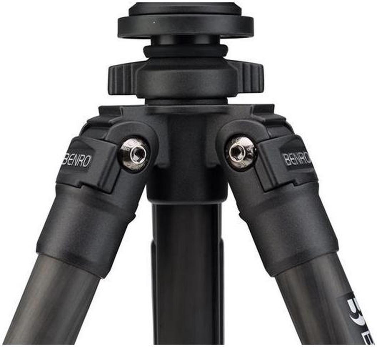 Alt view image 5 of 12 - Benro Adventure 4-Section Aluminum Tripod with HD1A 3-Way Pan/Tilt Head