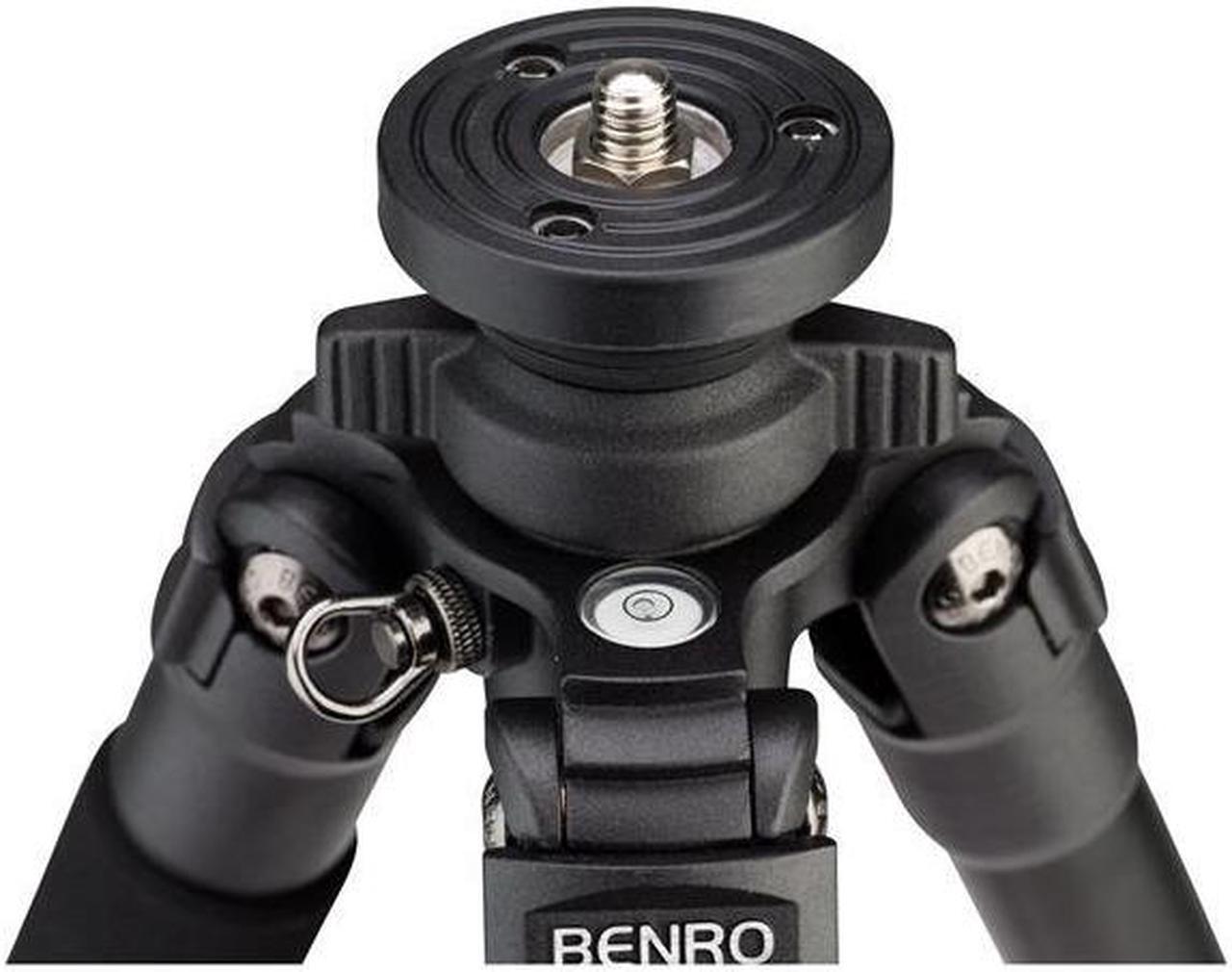Alt view image 4 of 12 - Benro Adventure 4-Section Aluminum Tripod with HD1A 3-Way Pan/Tilt Head