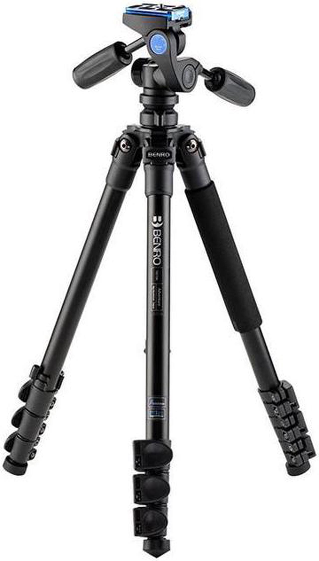Main image of Benro Adventure 4-Section Aluminum Tripod with HD1A 3-Way Pan/Tilt Head