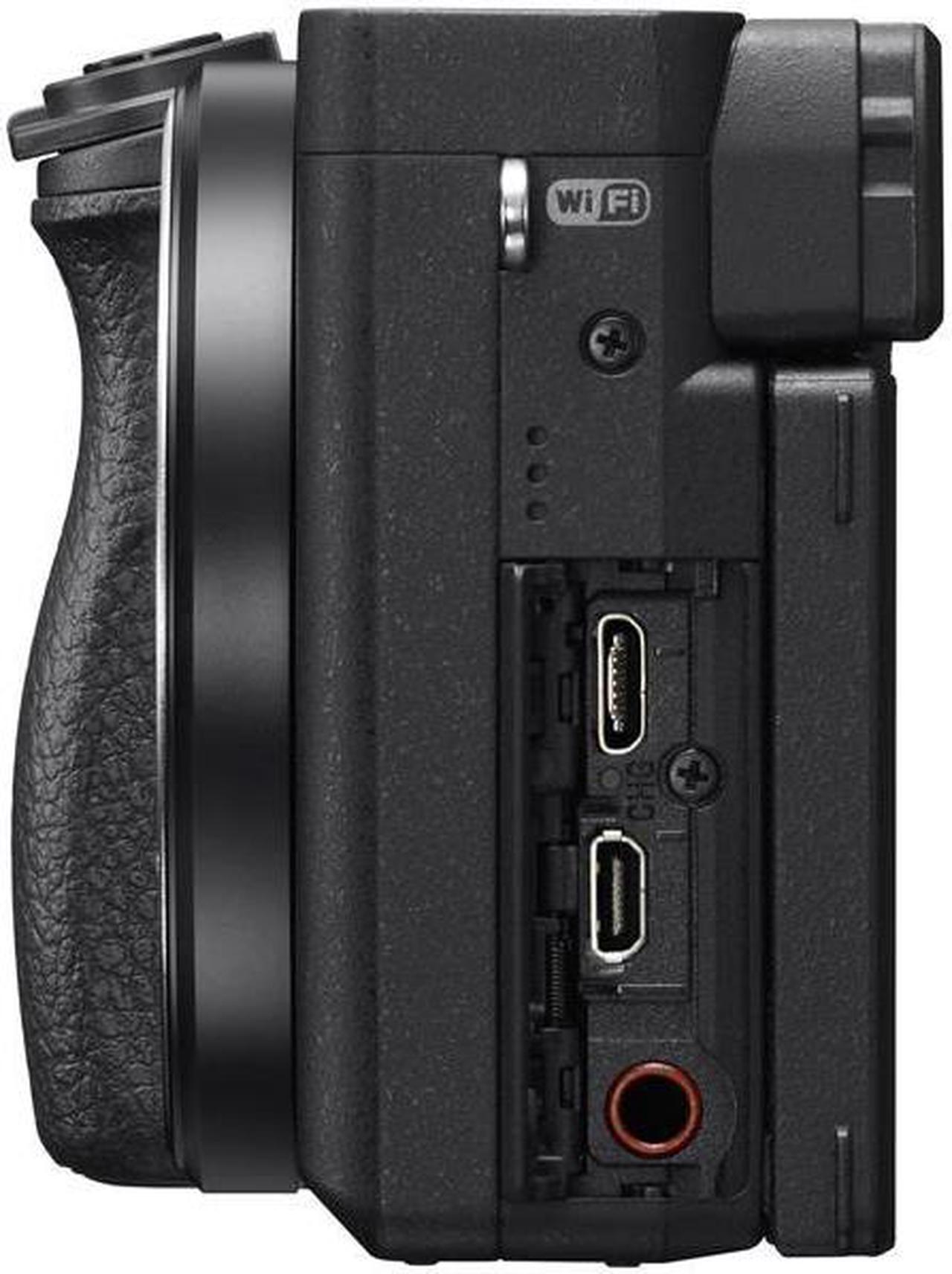Alt view image 4 of 20 - Sony Alpha a6400 Mirrorless Digital Camera with 16-50mm Lens