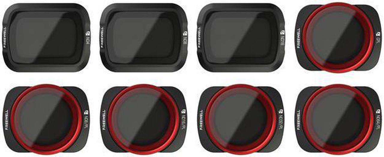 Main image of Freewell All Day ND & ND/PL Filter Kit for DJI Osmo Pocket and Pocket 2, 8-Pack