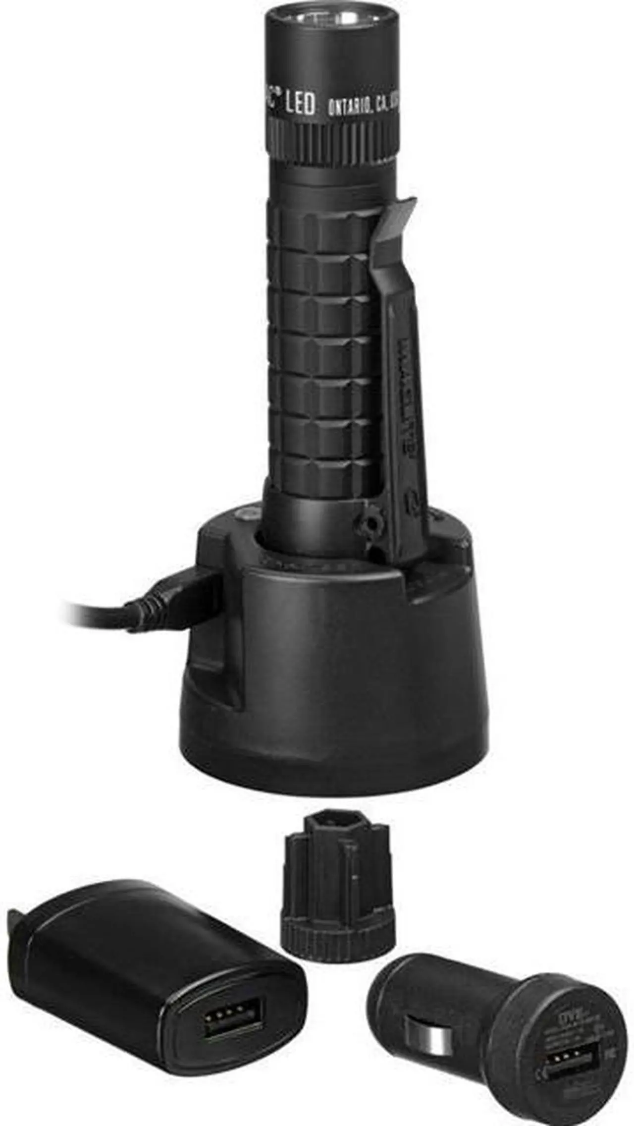 Alt view image 6 of 15 - MAGLITE TRM1RE4 671-Lumen LED MAGTAC Rechargeable Flashlight (Plain Bezel)