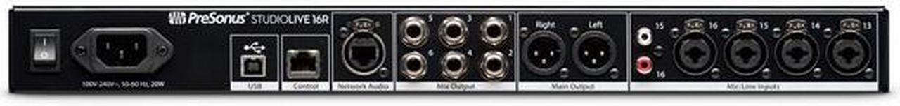 Alt view image 2 of 7 - PreSonus StudioLive 16R 16-Channel Rackmount Digital Mixer