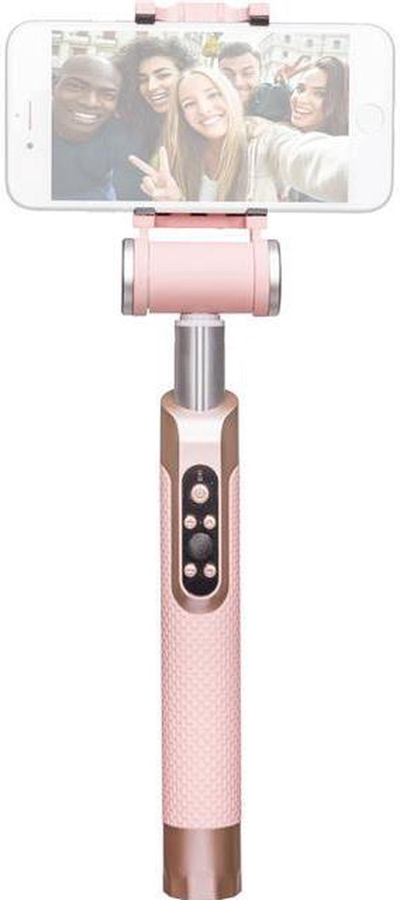 Main image of Pictar Smart Selfie Stick with Rechargeable Battery, Milennial Pink #MWPTSLFMP30