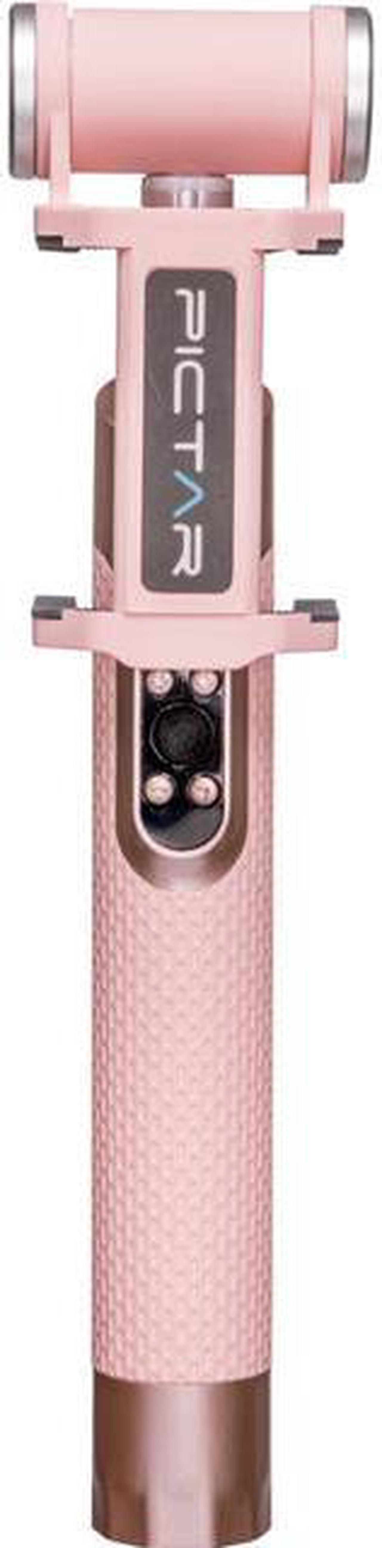 Alt view image 3 of 5 - Pictar Smart Selfie Stick with Rechargeable Battery, Milennial Pink #MWPTSLFMP30