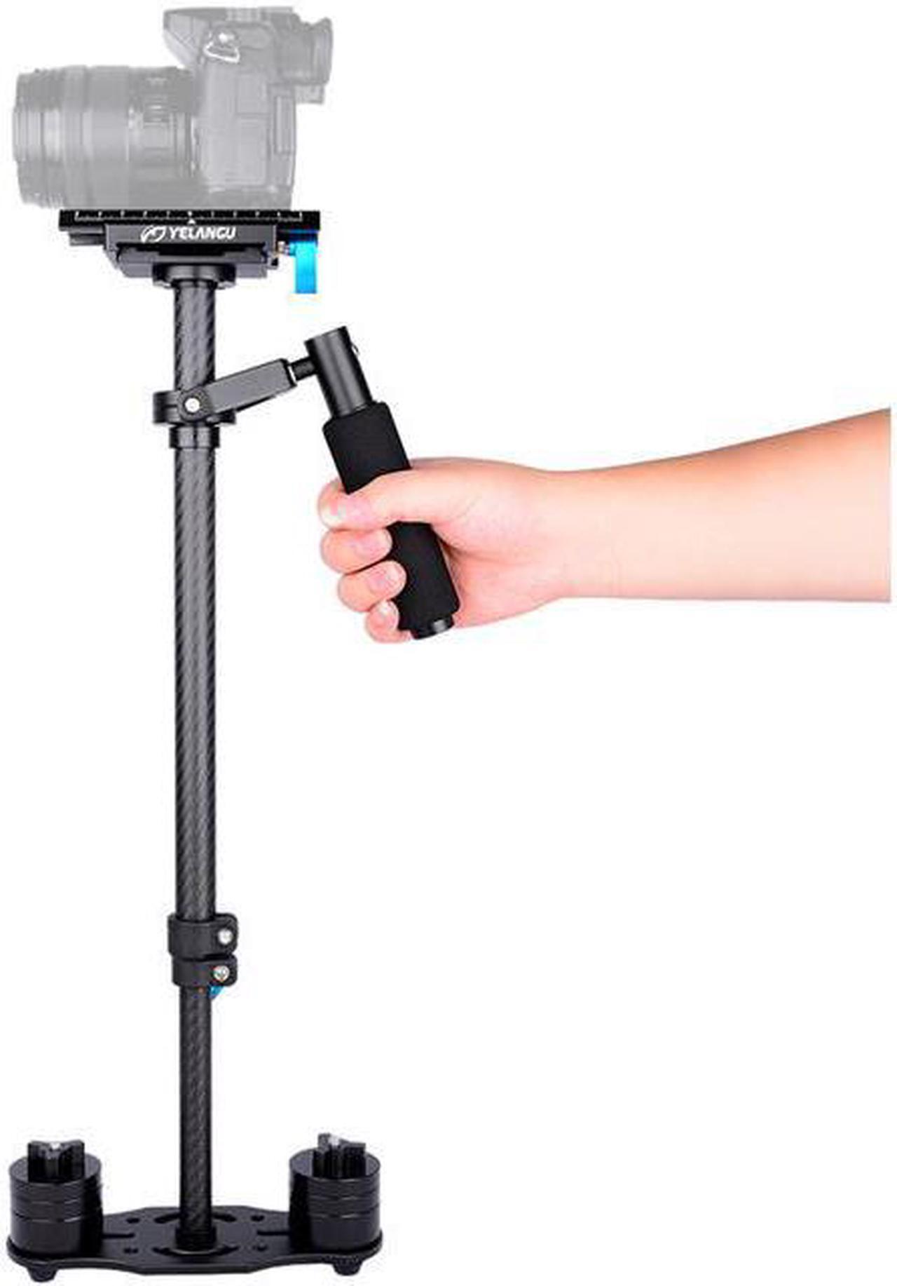 Alt view image 3 of 5 - YELANGU S60T Carbon Fiber Handheld DSLR Camera Stabilizer, Black #S60T-BLACK