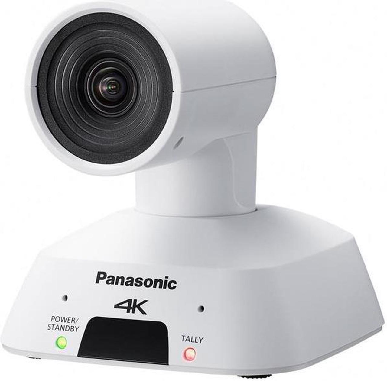 Panasonic AW-UE4WG Compact Ultra Wide 4K Integrated PTZ Indoor Camera, White