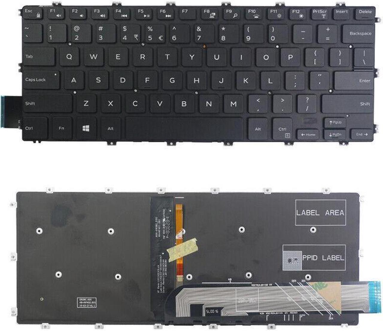 Main image of US Black Backlit Keyboard for Dell LatituDE 3310 2-in-1 P118G P118G001 P118G002
