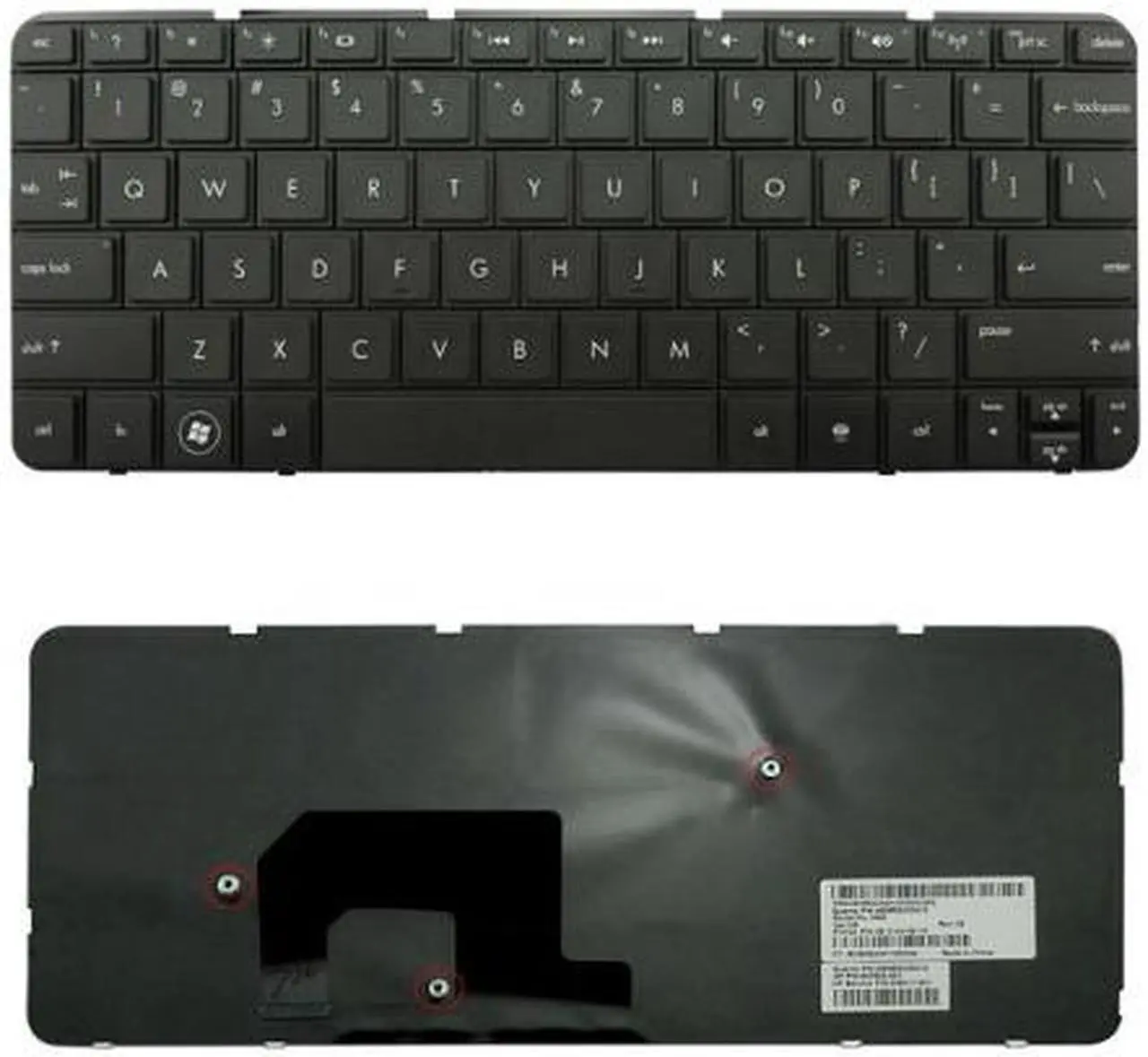 New US Laptop Keyboard Black for HP Mini 1104 Mini 210-3000 210-3001xx ...