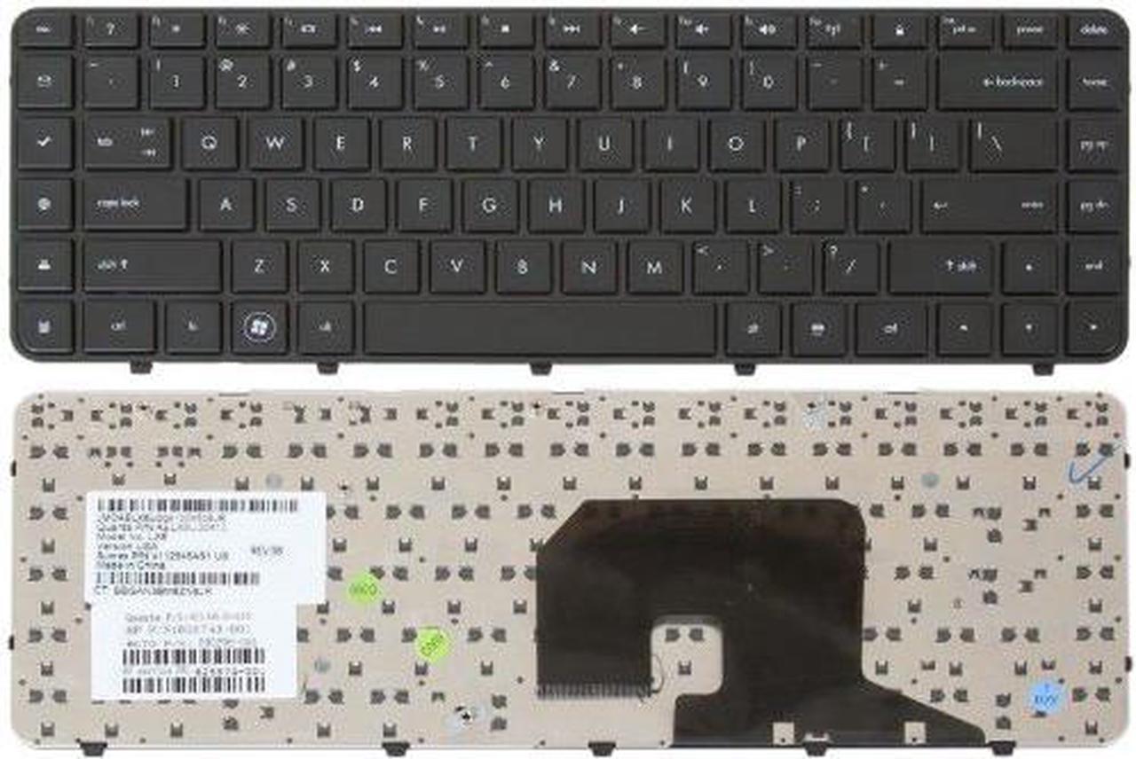 US Black Laptop Keyboard without frame for HP Pavilion DV6-3000 DV6-4000 DV6-3100 DV6-3200 DV6t-4000 DV6t-3000 DV6t-3100 DV6t-3200 DV6Z-3000 DV6Z-3100 Series Part Numbers:597635-001 597630-001