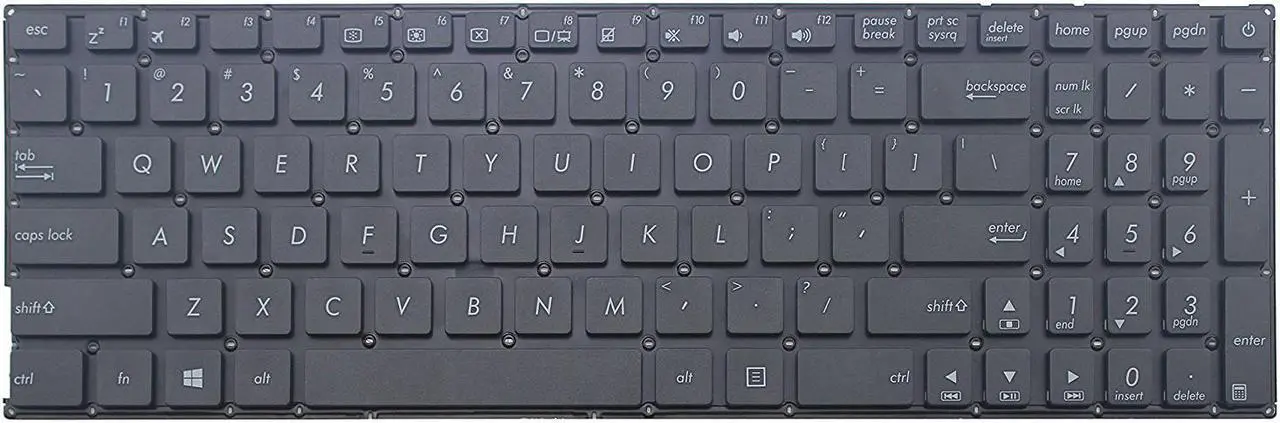 Main image of New For ASUS A540SA A540SC A540 A540LA A540LJ US Laptop English Keyboard No Frame