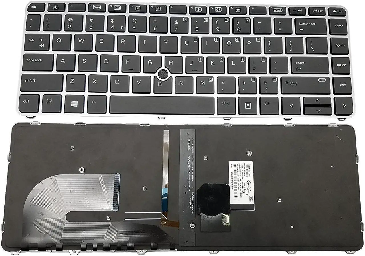 Main image of Original New For HP EliteBook 745 G4 840 G4 US UI Backlit keyboard