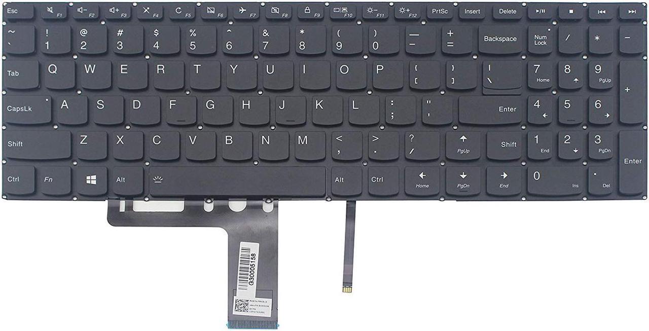 Main image of New US Black English Laptop Keyboard (without frame) For Lenovo V310-15IKB V310-15ISK V110-15AST V110-15IAP V110-15ISK Light Backlight