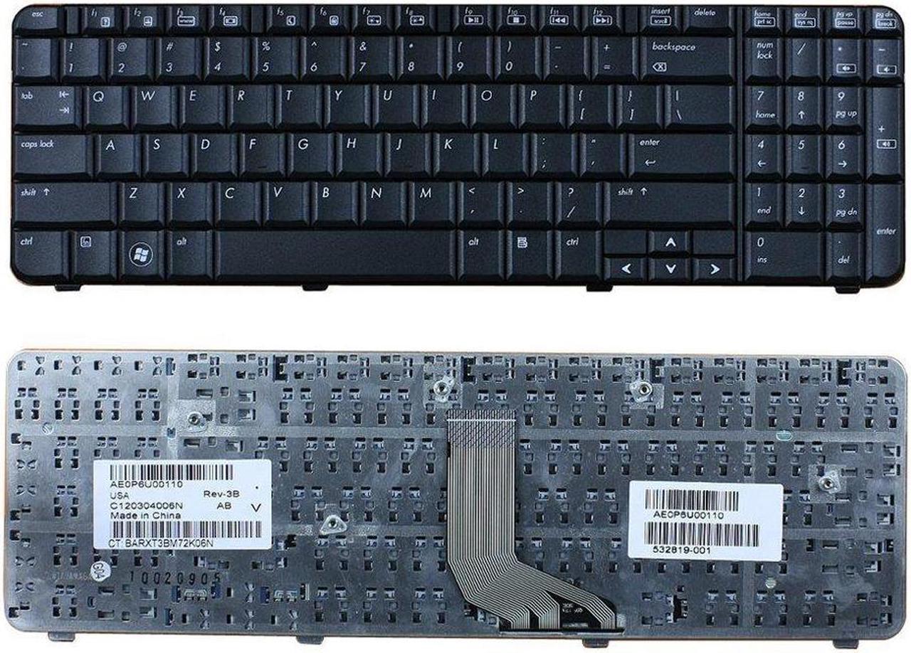 New Laptop Keyboard for HP Compaq PN: 539618-001 532818-001 AE0PU00010 517865-001 532819-001 AE0P6U00110 NSK-HA601 9J.N0Y82.601 AE0P6U00310 US layout Black color