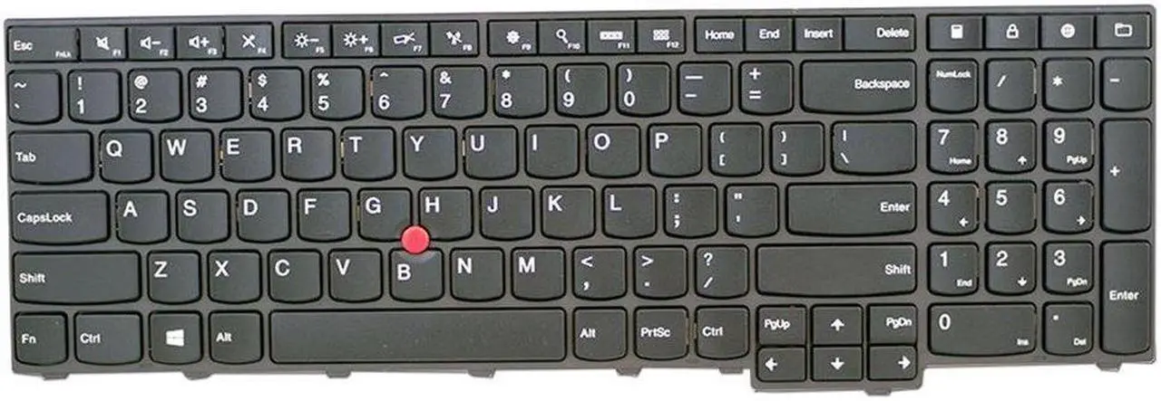 Main image of New Laptop Keyboard with trackpoint for IBM Lenovo Thinkpad L540 W540 Edge E531 04Y2426 04Y2348 04Y2652 0C45217 , US layout Black color