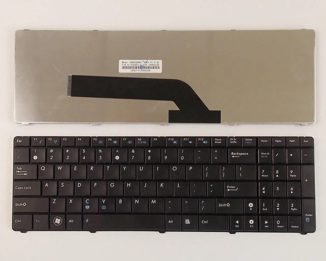 Main image of New US Black Laptop Keyboard For ASUS K70 K71 K70A K70AB K70AC K70AD K70AE K70AF P50 P50I P50IJ P50IJ-X1 P50IJ-X2 P50IJ-X3