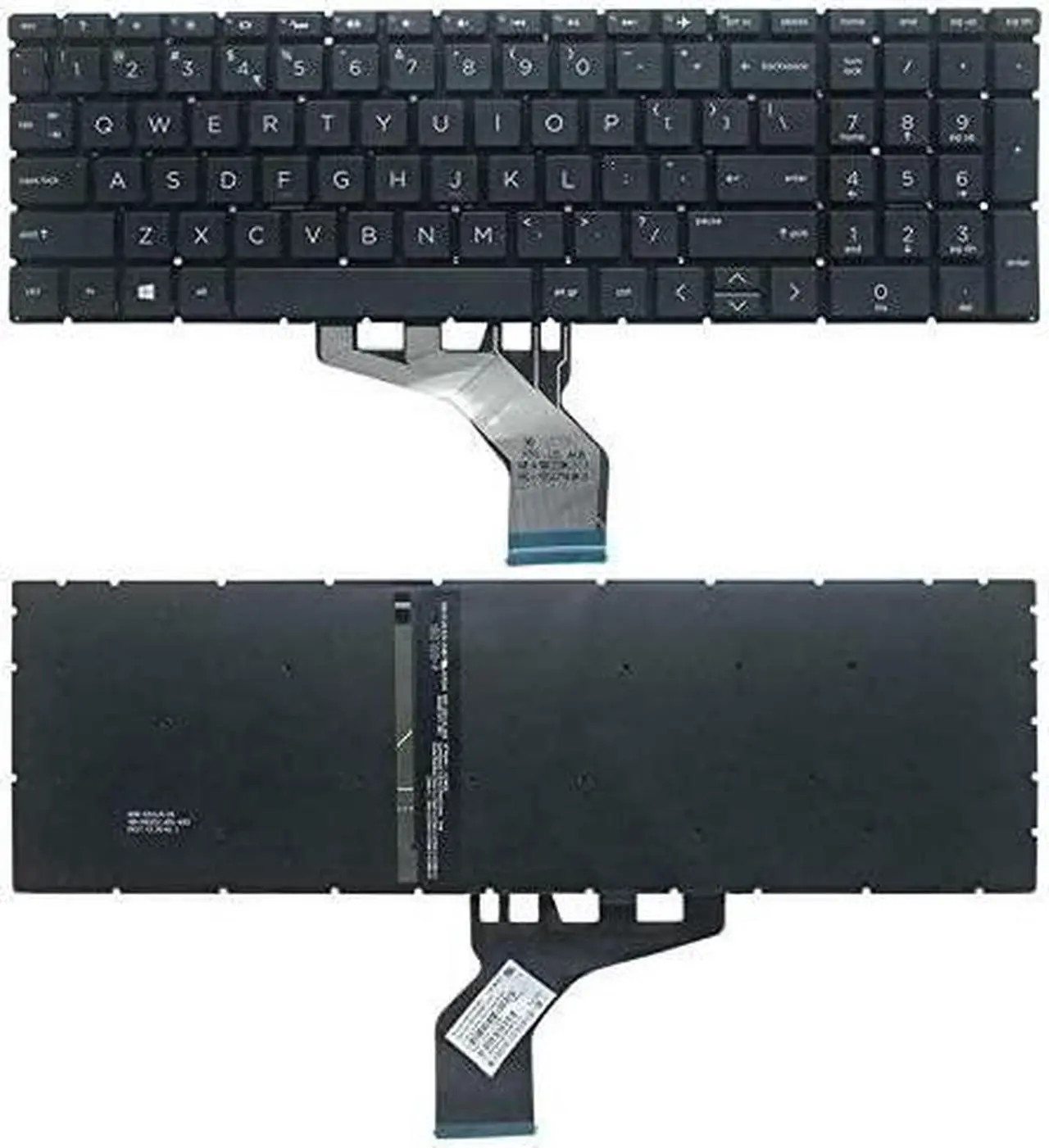 Main image of New US Black English Backlit Laptop Keyboard (without palmrest) for HP Envy X360 15-DS 15-DS0013NR 15-DS0003CA 15-DS0013CA 15M-DS 15M-DS0011DX 15M-DS0012DX 15M-DS0023DX Light Backlight