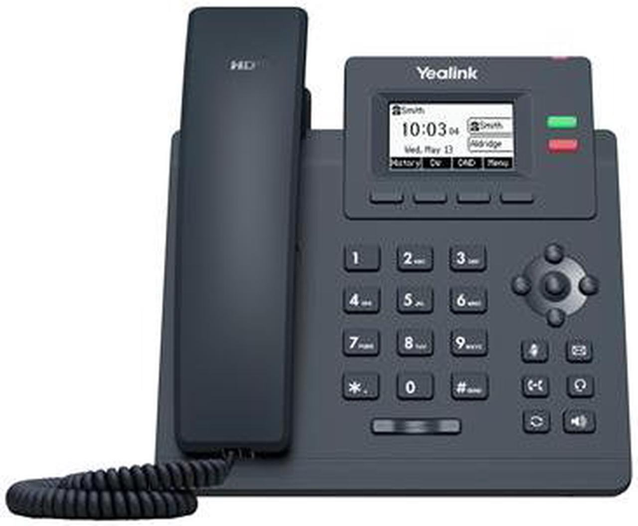 Yealink SIP-T31P Entry Level IP Phone 2 Lines HD Voice