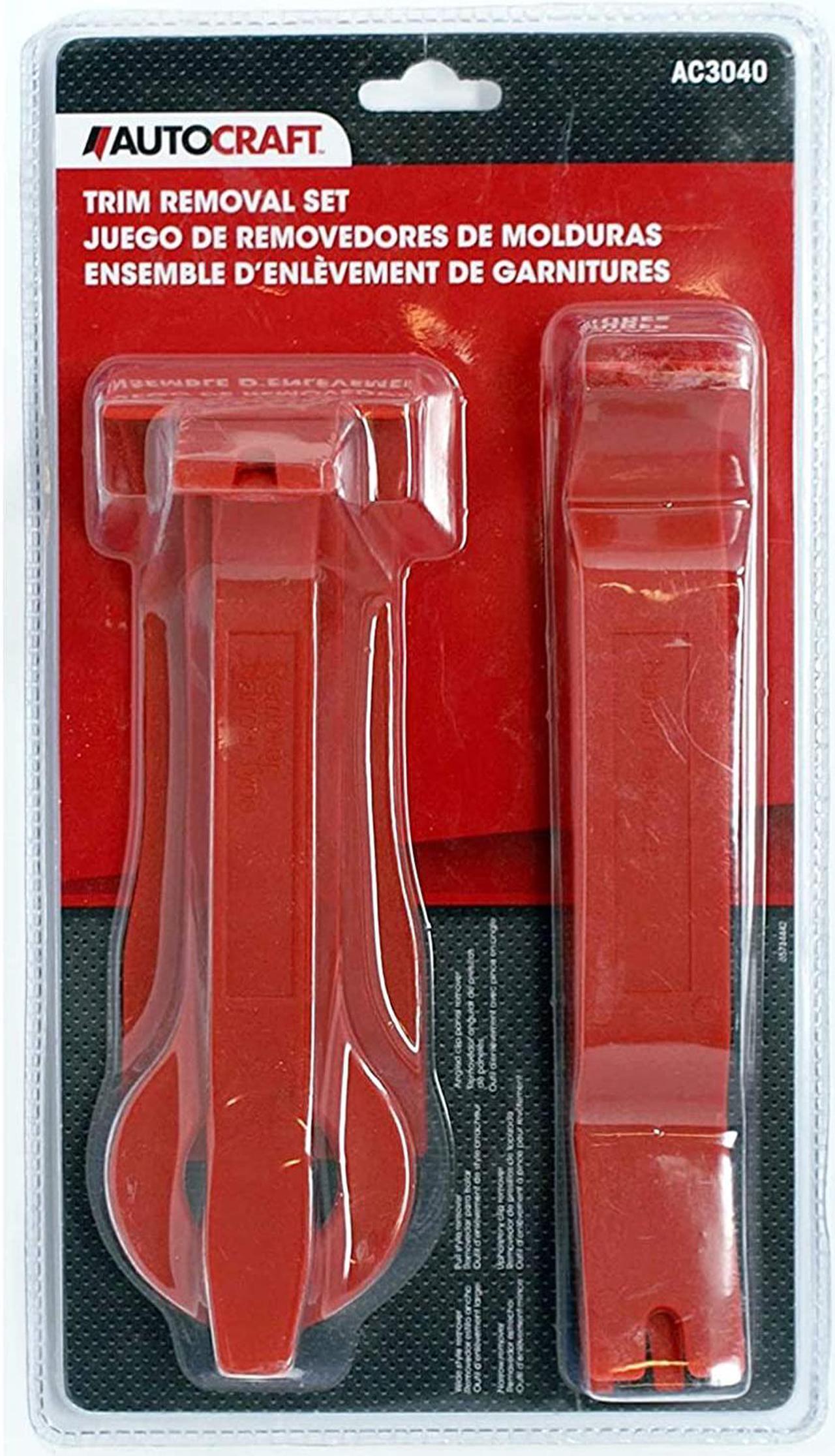 Main image of Autocraft - Composite Removal Tool Kit for Fastner & Molding | Specialty Mechanic Tools for Automotive Snap on Trim Panel and Molding Removal